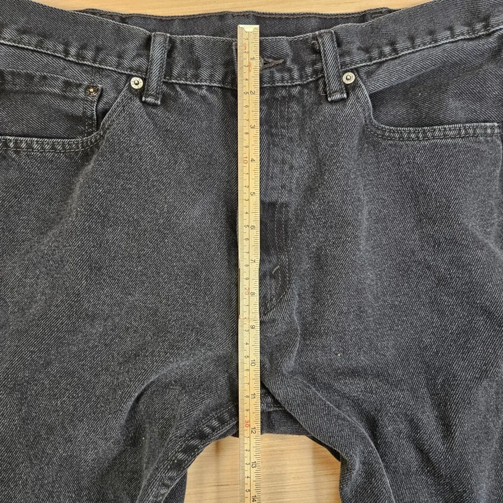 Lot of 2 Levis 505 Jeans Mens 38x30 Fit 36x28 Black Regular Fit Straight Leg